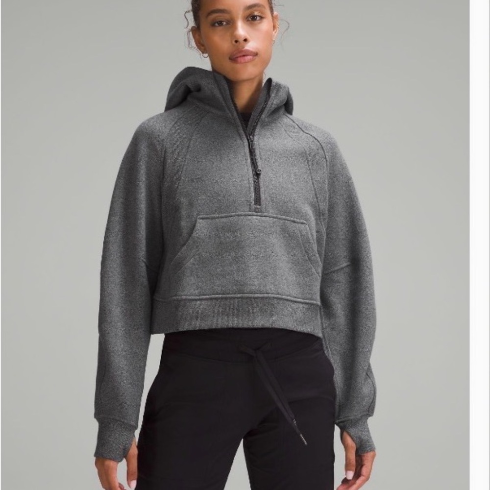 lululemon athletica scuba half zip hoodie